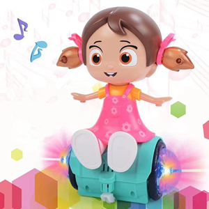 دختر نشسته موزیکال Musical Sitting Girl Doll_اسباب بازی